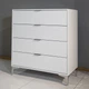 Комод Frisco Брил 905х1005х450 ​​мм Белый (31268-BBT1057) - изображение 4