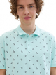 Поло Tom Tailor Men's Polo Shirt with Palm Pattern XL Синій 1042114ХХ35504 - зображення 3
