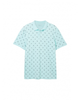 Поло Tom Tailor Men's Polo Shirt with Palm Pattern XL Синій 1042114ХХ35504 - зображення 5