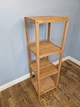 Стелаж (этажерка) 1150х360х360 мм WoodDecor из натурального дерева 4 полочки покрытый маслом - изображение 4