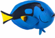 Figurka Mojo Sealife Blue Tang Fish 4.5 cm (5031923872691) - obraz 1