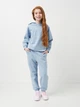 Подростковое худи для девочки Reporter Young 241-0551G-12-400-1 140 см Голубое (5900703901985) - изображение 3