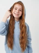 Подростковое худи для девочки Reporter Young 241-0551G-12-400-1 140 см Голубое (5900703901985) - изображение 4