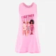 Детский летний сарафан для девочки Disney Barbie EX1095 98-104 см Розовый (3609086877970) - изображение 5