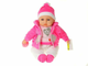 Lalka bobas Adar Girl In Pink Suit With the Pacifier Śpiewa i mówi po polsku 45 cm (5901271572096) - obraz 4