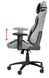 Комп'ютерне крісло для геймера E-Blue Red Fighter C3 Gray-Black - изображение 8