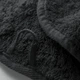 Махровое полотенце Graccioza Egoist Black 100% египетский хлопок 46x76 см черный - изображение 3