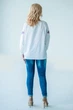 Вишиванка Piccolo Виноград фіолетовий XL Біла - зображення 3