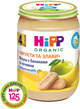 Упаковка пюре HiPP органического Яблоки с бананами и печеньем Фрукты и злаки с 4 месяцев 190 г х 6 шт (9062300432432) - изображение 2