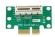 Райзер кутовий 90 градусів для відеокарти поворотний винос PCI-E 1x Ver 3.1 Зелений - зображення 3