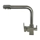 Cмеситель для кухни с краном для фильтрованной воды GLOBUS LUX GLLR-0100-8-STSTEEL сатин латунь 000014965 - изображение 2