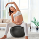 М'яч для фітнеса EasyFit, Діаметр 85 см, Максимальне навантаження 120 кг, ПВХ, Сірий - изображение 5