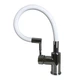 Cмеситель на кухню одноручный гибкий GLOBUS LUX LAZER GLLR-203SW белый латунь 000018462 - изображение 3