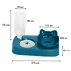 Миска для котов с поилкой Taotaopets 119906 Indigo 22*28,2*14,5 см - изображение 6