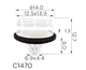 Крепление карты двери/молдинг Honda, Acura (76222-Sp1-003, 76222-SP1-003, 76222SP1003, 15866) - изображение 1