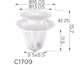 Крепление карты Honda, Acura (91560-S5H-003, 91560S5H003 91560-S04-003, 91560S04003, 15308) - изображение 1