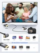 Кабель Jsaux miniHDMI to HDMI 2.0 4K@60Hz 18Gbps Bi-Directional 90 Degree Down Angle 2м - зображення 7