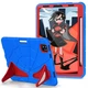 Чехол STR Spider Apple iPad Air 4 (10.9" экран) детский с подставками Spiderman Blue/Red - изображение 1