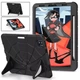 Чехол STR Spider Apple iPad Air 4 (10.9" экран) детский с подставками Spiderman Black - изображение 3