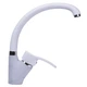 Кран на кухню однорукояточный GLOBUS LUX GLQU-0203S-BIG-7-WHITE белый латунь 000019218 - изображение 1
