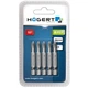 Біта Pozidriv Hoegert S2 1/4" PZ2 5 шт. (HT1S322) - зображення 2