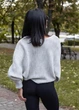 Светр "Летюча миша" Сірий 44-48 Oversize Anika 000005582 - изображение 2
