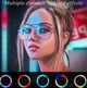 Кільцева Led лампа 26 см MJ-26 з тримачем для телефону RGB на 16 кольорів - зображення 2