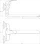 Кран в ванную одноручный с длинным изливом ECOMIX E-GEZ-108 хром силумин 000010037 - изображение 5