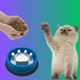 Миска для собак котов круглая Slow Feeder Bowl Лапка для медленного кормления пластиковая - изображение 3