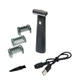 Аккумуляторный триммер для бороды и тела Micro Trimmer портативный для сухого бритья с 3 насадками - изображение 10