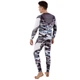 Мужской спортивный комплект рашгард + тайтсы Domino 210-16 размер L (170-175см) Grey Camouflage-Black - изображение 2