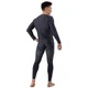 Мужской спортивный комплект рашгард + тайтсы Domino 210-11 размер 2XL (180-185см) Grey-Black - изображение 2