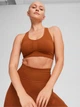 Спортивный топ для бега и тренировок женский Puma 4Keeps Shapeluxe Bra 52436181 M Коричневый (4099685624898) - изображение 1