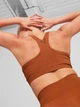 Спортивный топ для бега и тренировок женский Puma 4Keeps Shapeluxe Bra 52436181 L Коричневый (4099685624911) - изображение 2