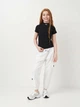 Подростковая футболка для девочки Reporter Young 241-0440G-25-100-1 146 см Черная (5900703901879) - изображение 3