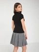 Подростковая футболка для девочки Reporter Young 241-0440G-25-100-1 146 см Черная (5900703901879) - изображение 6