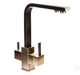 Кран на кухню двойной излив GLOBUS LUX GLLR-0111-9-BRONZE бронзовый латунь 000019252 - изображение 3