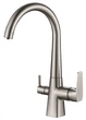Змішувач для кухні із краном для фільтрованої води GLOBUS LUX GLLR-0999-8-STSTEEL сатин латунь 000019257 - зображення 2