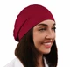 Медицинская шапочка женская HeadwearUniverse универсальная цвет Винный красный - изображение 1