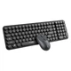 Беспроводная Клавиатура и Мышь TWolf TF350 2.4G ретро стиль 1600 DPI USB black - изображение 3