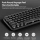 Беспроводная Клавиатура и Мышь TWolf TF350 2.4G ретро стиль 1600 DPI USB black - изображение 5