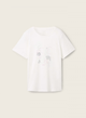 Футболка Tom Tailor T-Shirt mit Print S Білий 1040544ХХ10320 - зображення 4