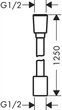 Душевой шланг HANSGROHE DESIGNFLEX 28220140, бронза сатин - изображение 2