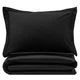 Пододеяльник ARDESTO Mix&Match Premium 160х220см сатин / на молнии Черный (ART1622DVL) - изображение 5