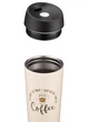Термокухоль Ardesto Coffee Time 450 мл, нержавіюча сталь, бежевий AR2645C - изображение 2