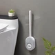 Йоржик з вузькою силіконовою щіткою клеючий настінний BP-34 WHITE/GRAY - зображення 2