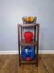Стелаж (этажерка) 800х360х360 мм WoodDecor из натурального дерева 3 полочки Коричневый - изображение 4
