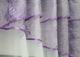 Штори кухонні VR-Textil №091к з ламбрекеном 270х170 см Білий із бузковим (59-930) - зображення 5
