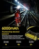 Ліхтар налобний Nitecore NU53 (Датчик наближення, 1800Лм, 175м, 6000мАг, USB Type-C) - зображення 7