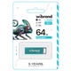 USB флеш накопитель металлический моноблок Flash Wibrand WI2.0/CH64U6LU USB 2.0 Chameleon 64Gb Light Blue - изображение 2